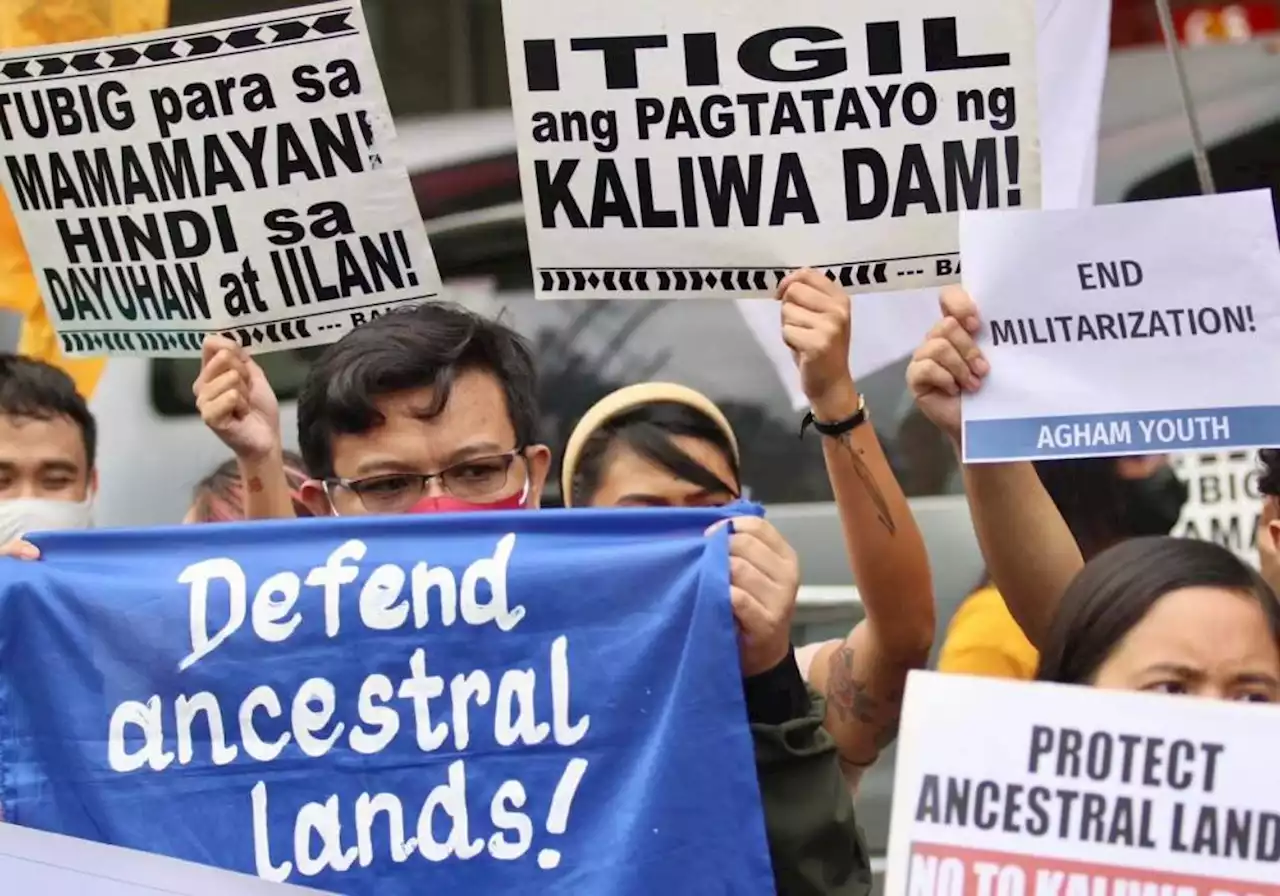 IP rights advocates march in QC to protest dam construction project