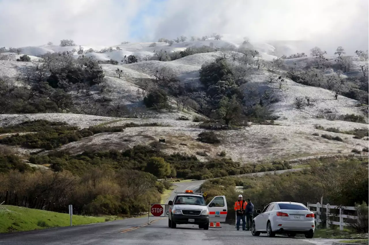 Watch: Where snow is likely to fall in the Bay Area this week