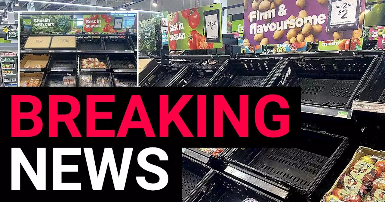 Asda introduces limits on fruit and veg after supermarkets run low on stocks