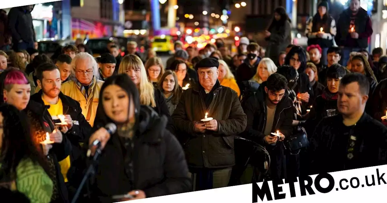 Brianna Ghey vigil disrupted by group shouting anti-LGBT abuse