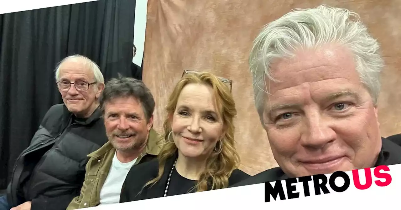 Michael J Fox, Christopher Lloyd and Back to the Future co-stars' epic selfie