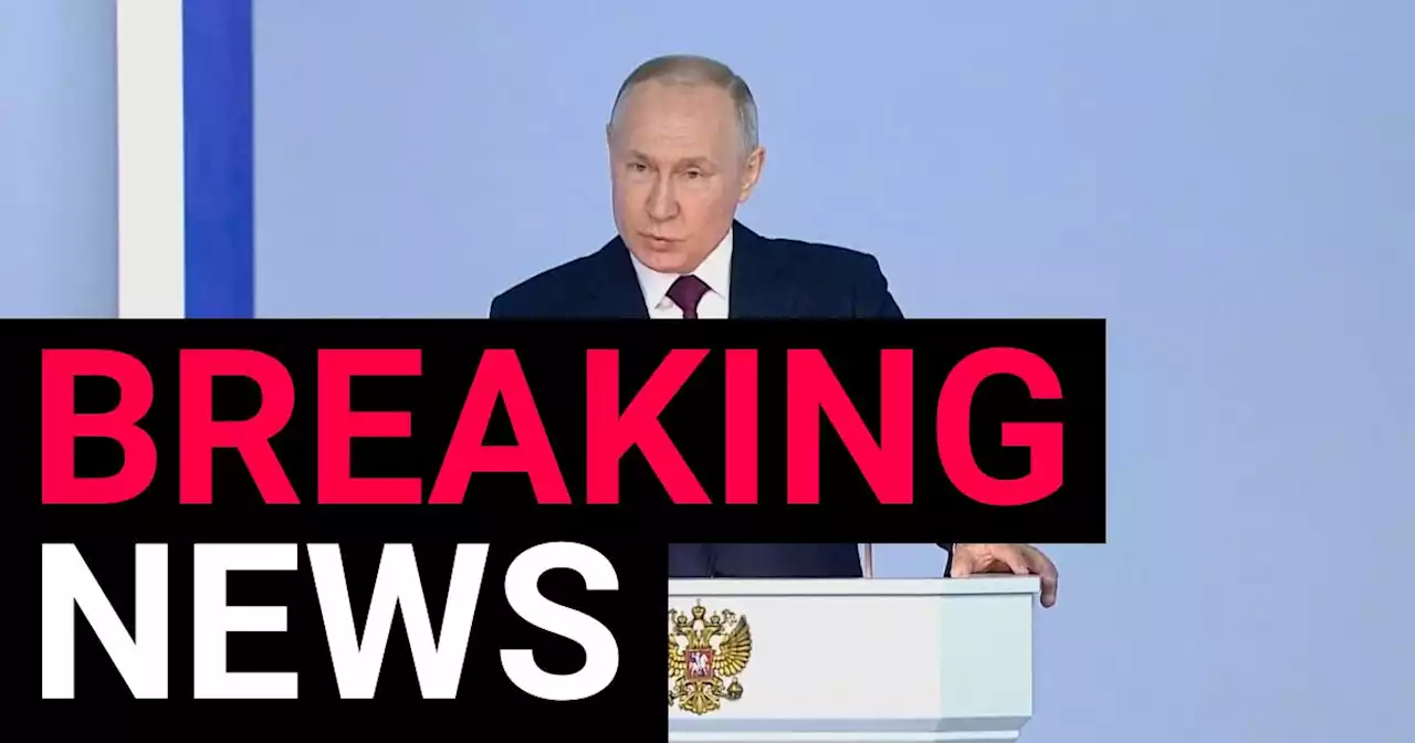 Putin gives speech to Russia ahead of year anniversary of war