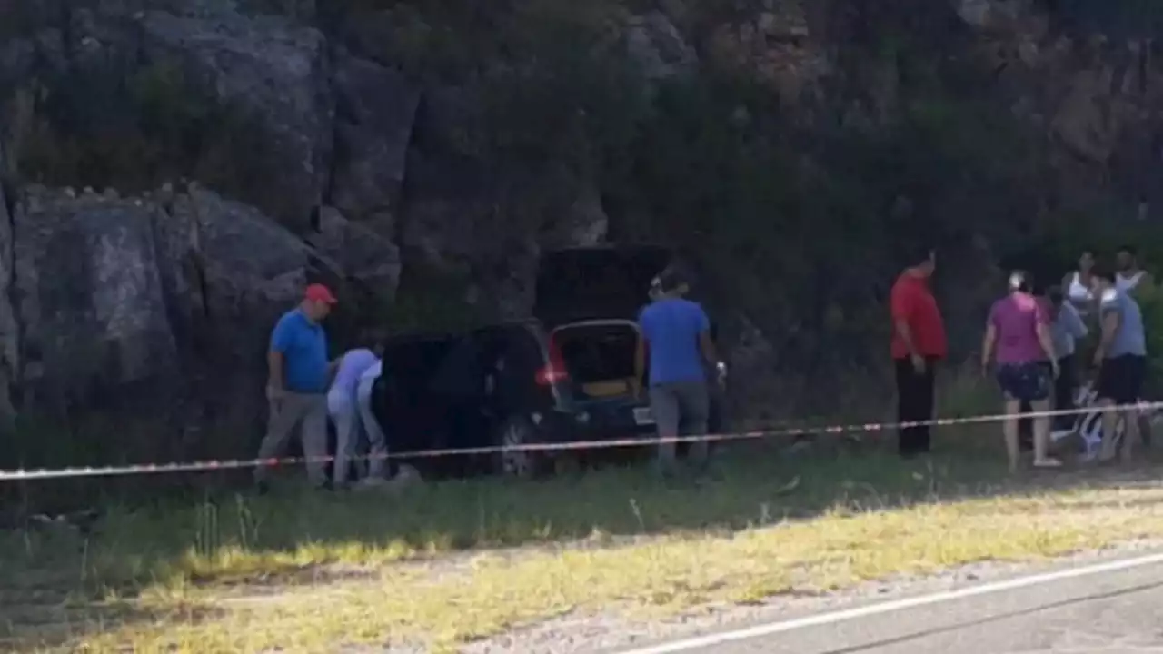 Camino de las Altas Cumbres: una turista chocó contra una montaña y murió