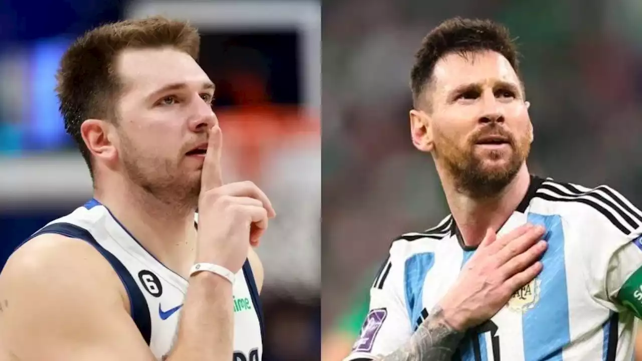 Luka Doncic se deshizo en elogios para Lionel Messi: 'Soy su fan'