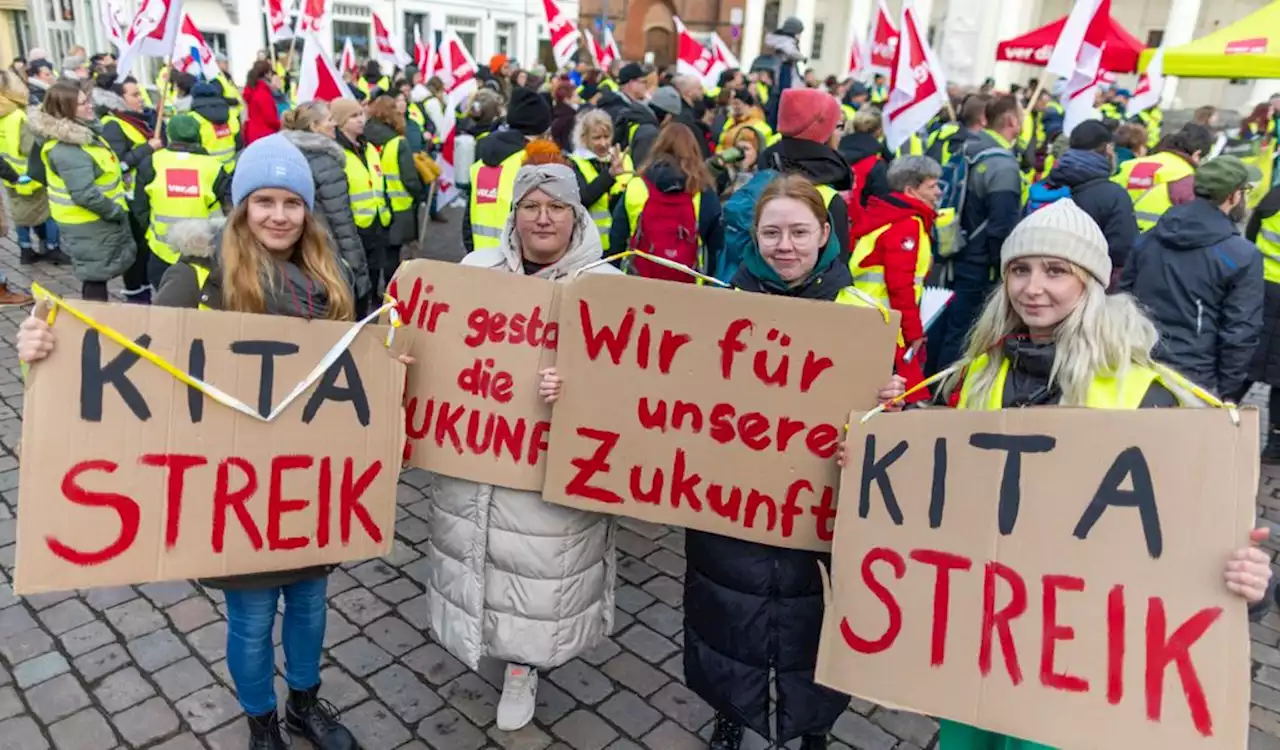 Müll bleibt stehen, Kitas bleiben zu: Ausweitung der Warnstreiks droht