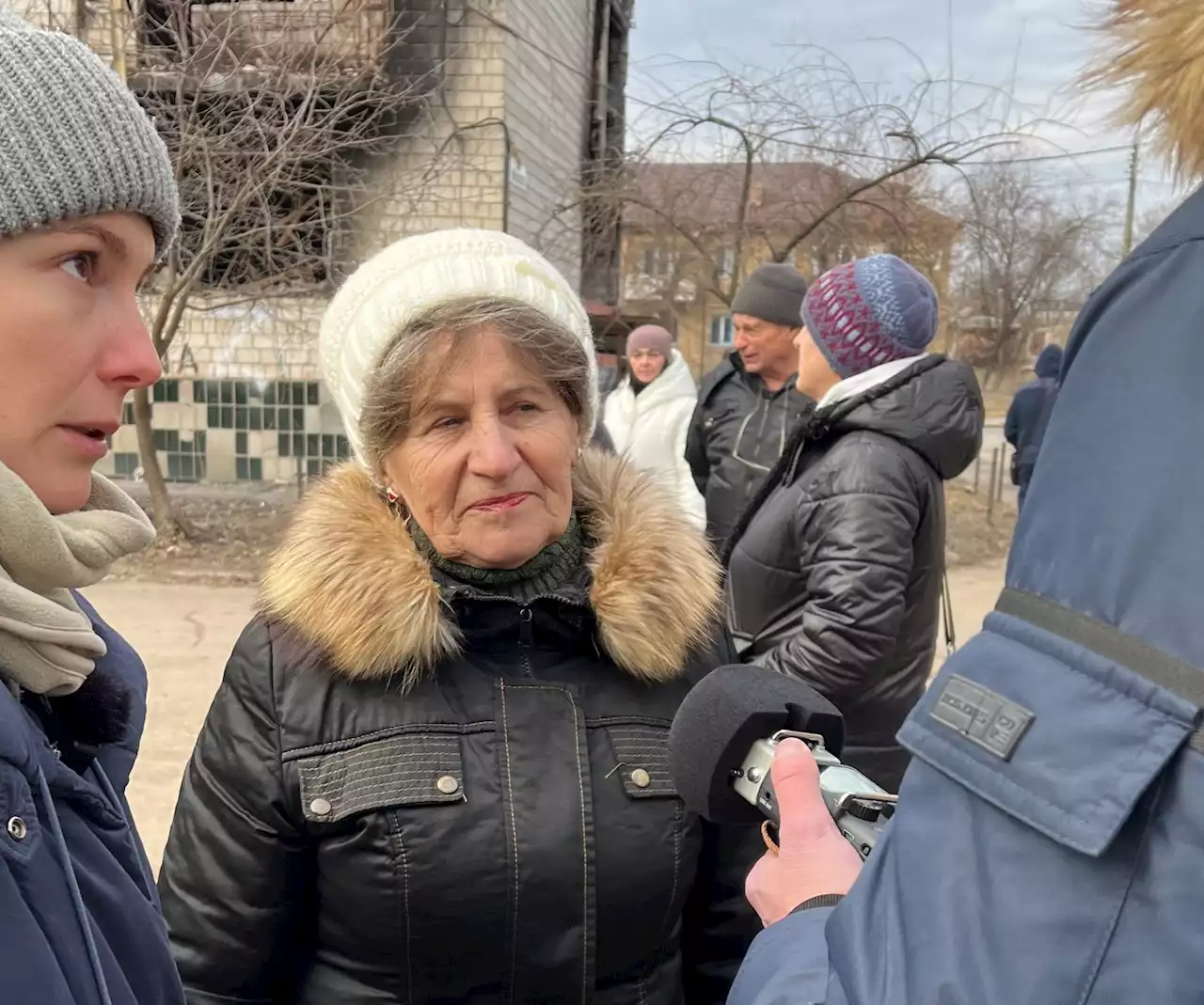 Ukraine: Woman thanks neighbours for saving her son - 'They didn't run themselves'