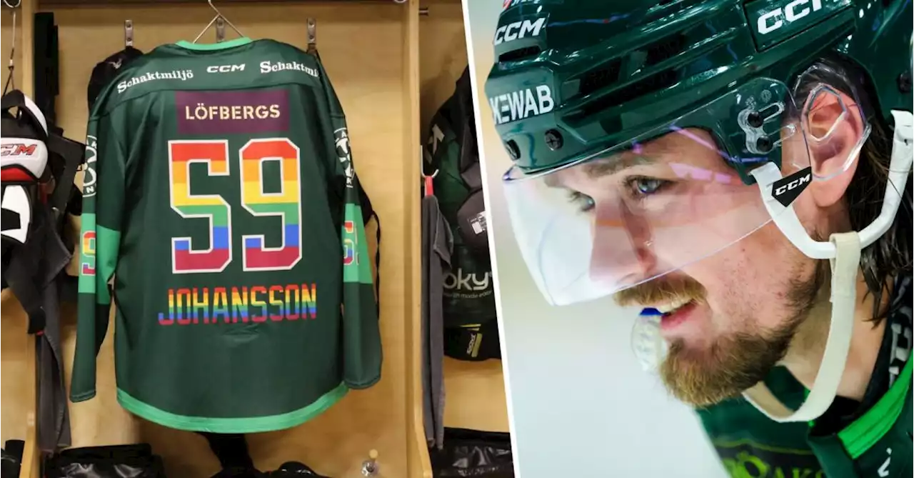 Här är Färjestads matchtröjor under Prideveckan – kaptenens tröja auktioneras ut