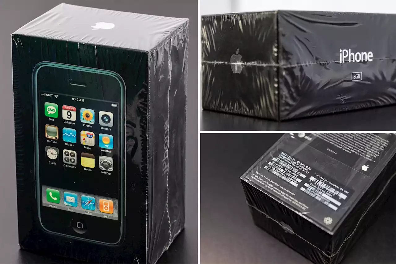 First-generation, 2007 iPhone sells for more than $63,000 at auction