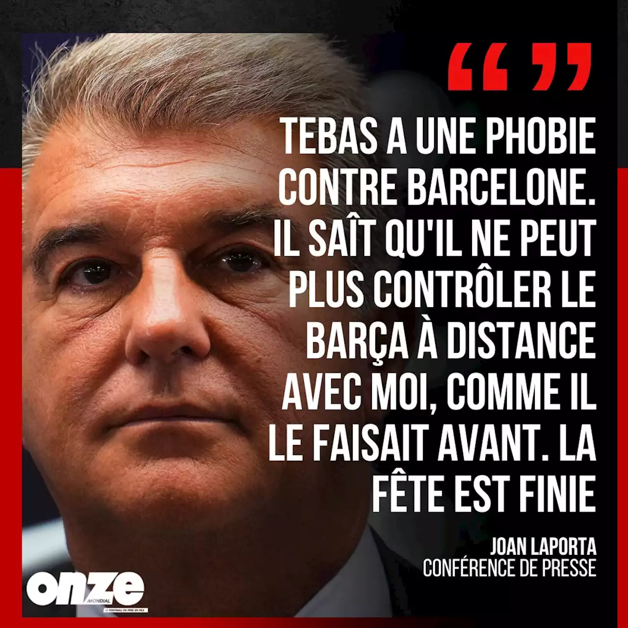Barça : Laporta détruit Tebas et sa « phobie contre le Barça »