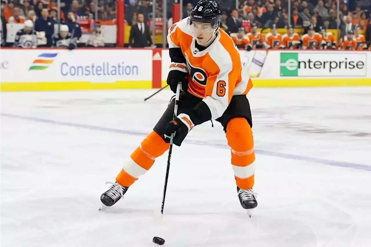 Travis Sanheim is surprisingly benched for Flyers game in Calgary