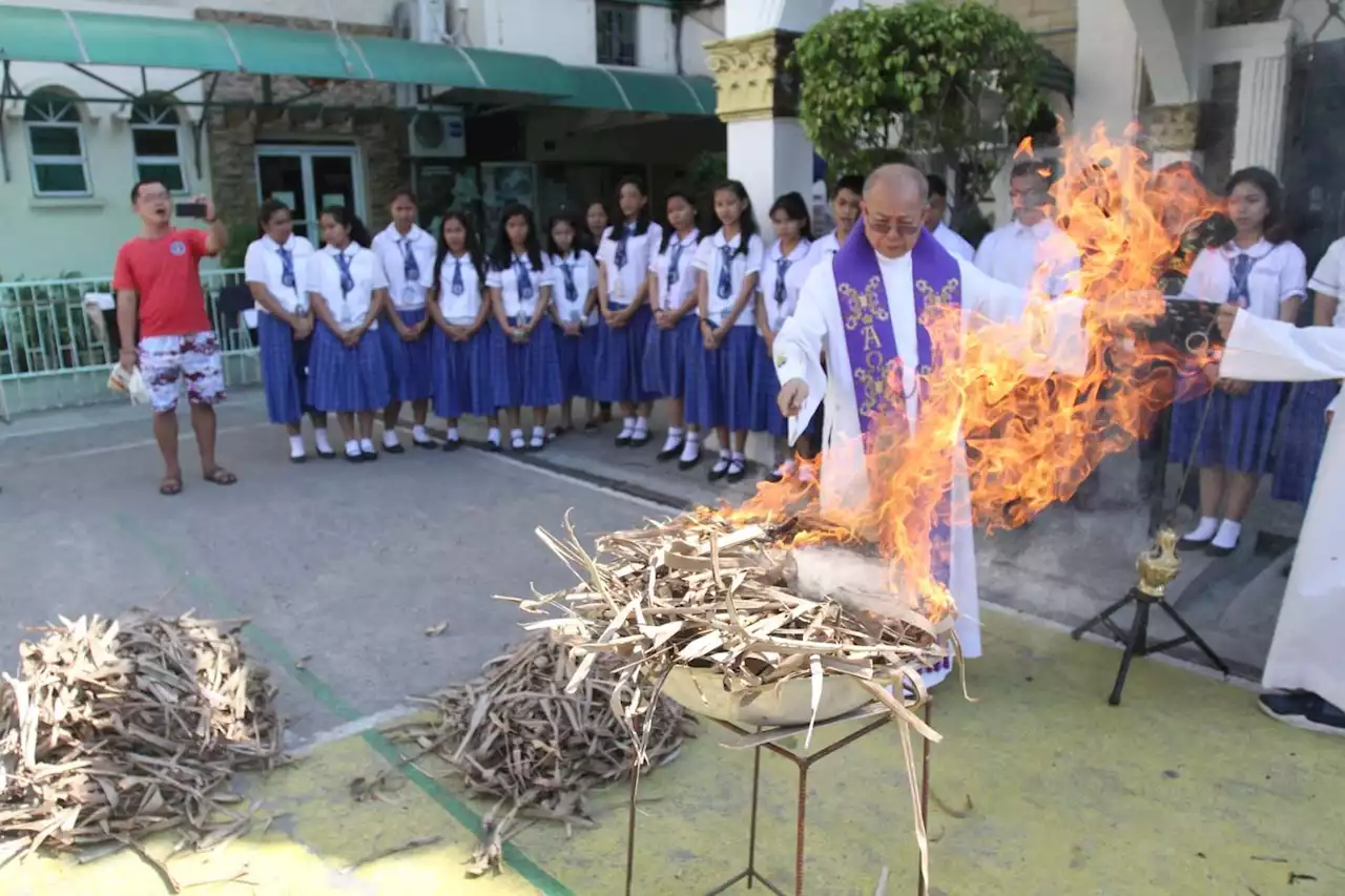 Where do ashes for Ash Wednesday come from?