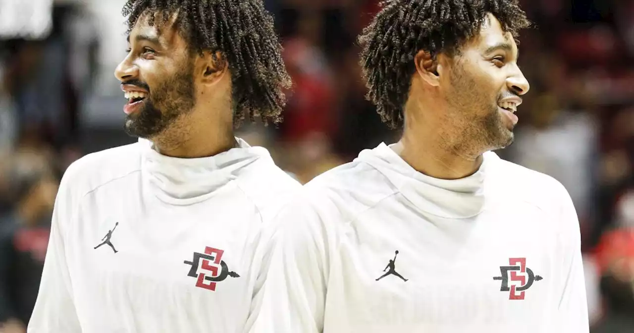 Twins Tyler and Triston Broughton keep 'grinding' as Aztecs basketball walk-ons