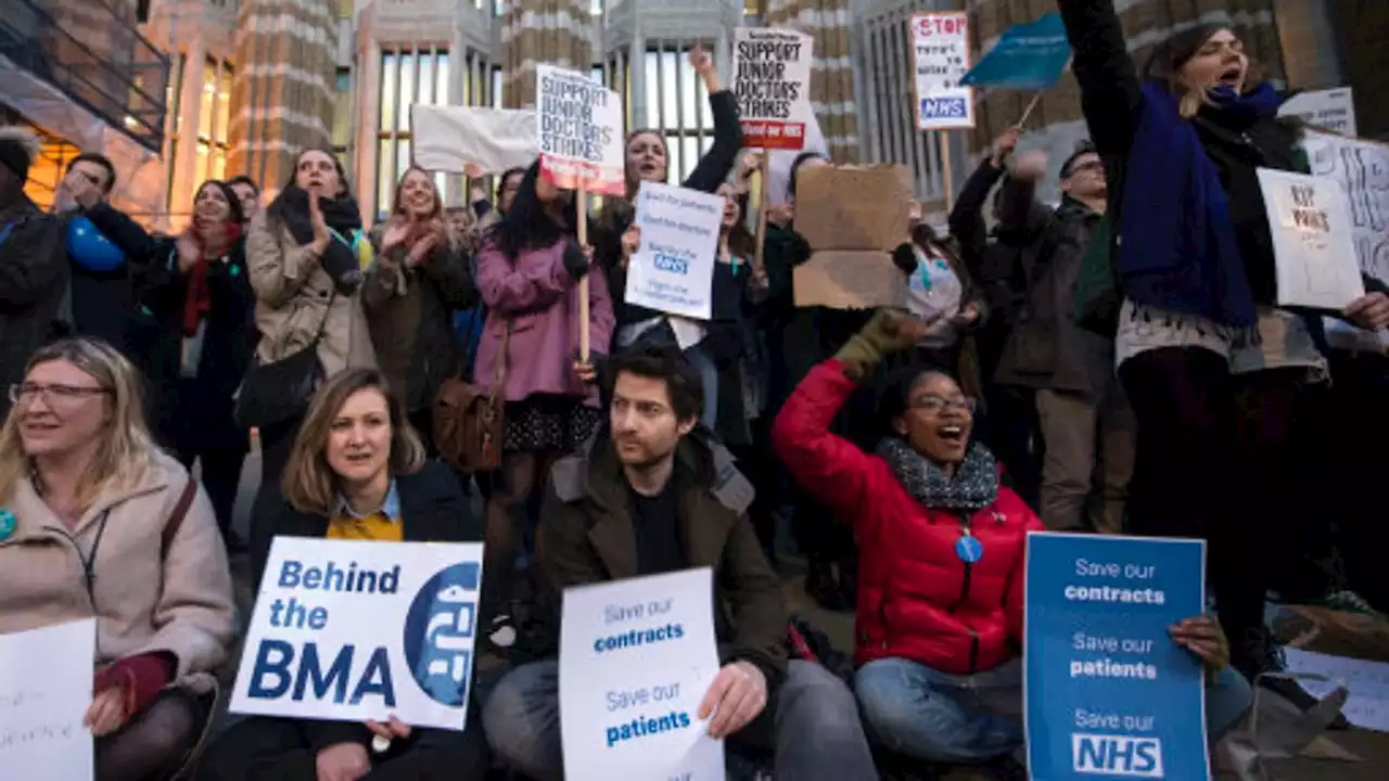 Junior doctors in England vote to strike over pay - as driving instructors also announce walkout