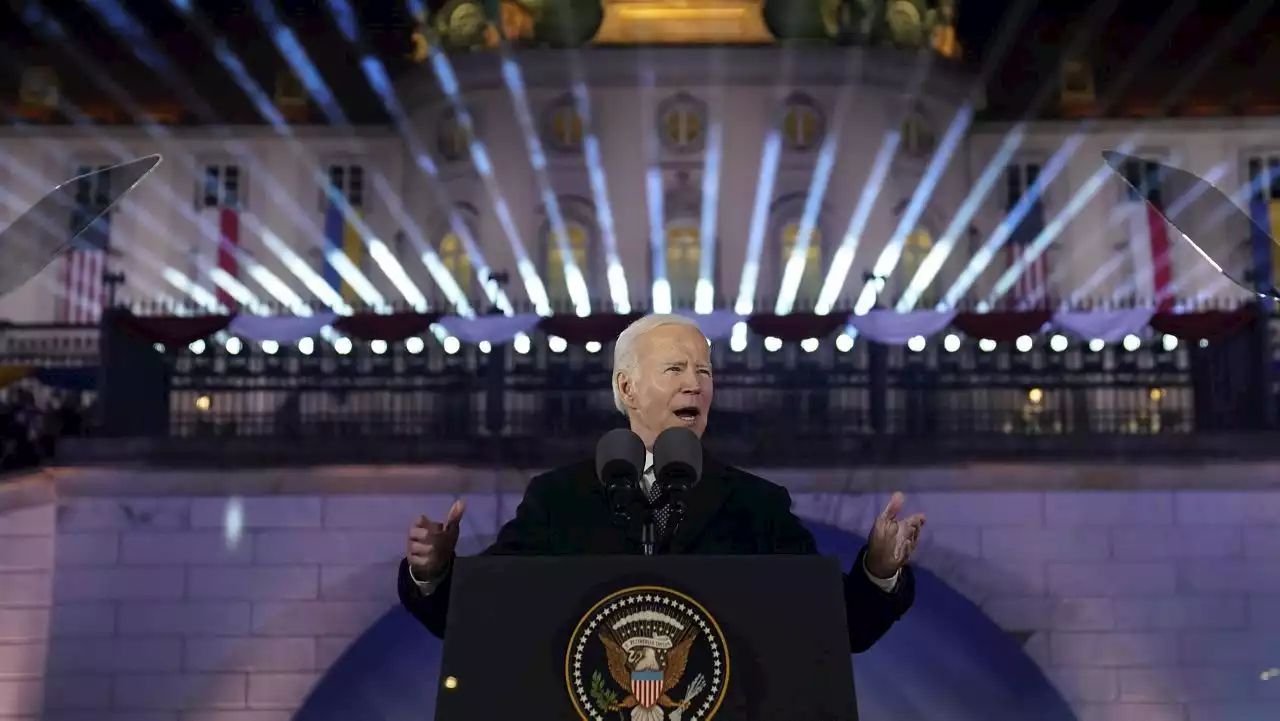 In Poland, Biden pledges that U.S., allies 'have Ukraine's back'