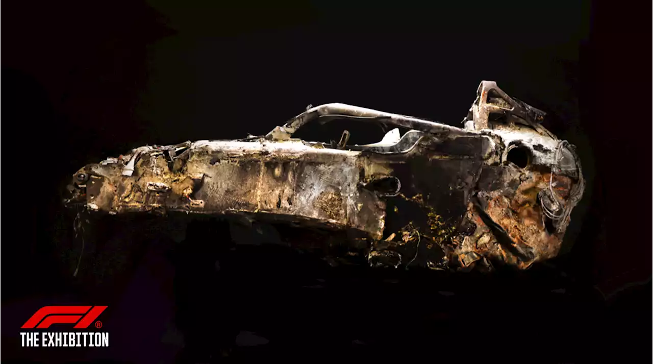 Stunning burnt-out remains from Grosjean's horrifying 120mph F1 crash to go on display