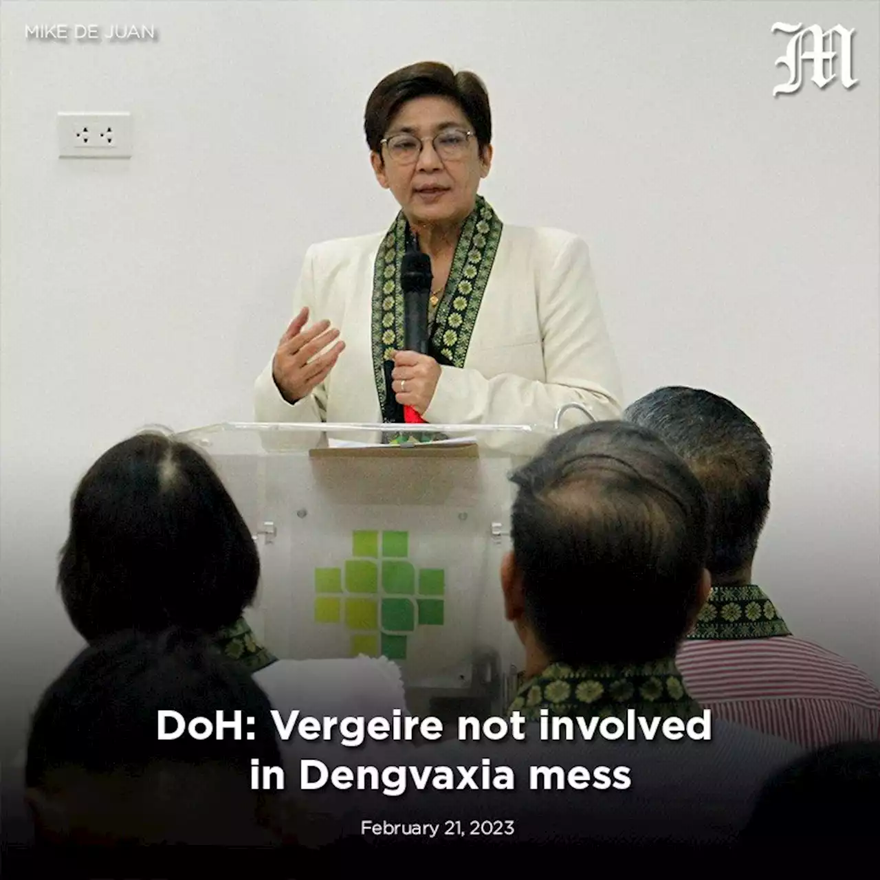 DoH: Vergeire not involved in Dengvaxia mess