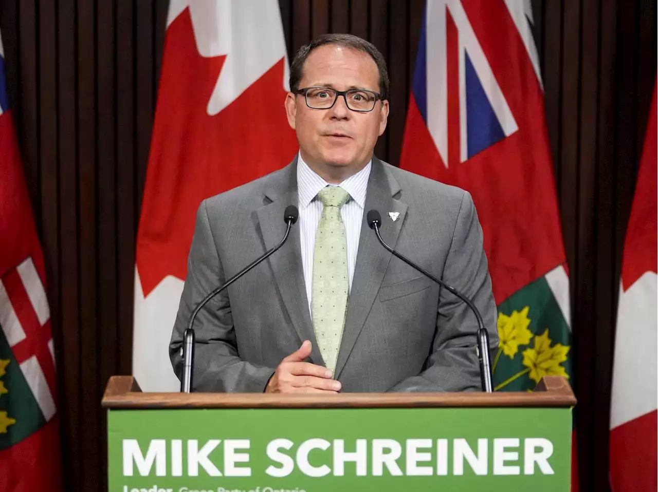 BETTER GREEN THAN GRIT: Mike Schreiner will not cross floor to Liberals