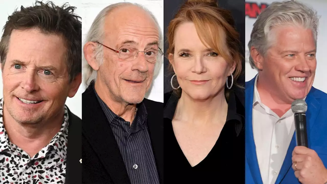 ‘Back to the Future’ Stars Michael J. Fox, Christopher Lloyd, Lea Thompson and Tom Wilson Reunite