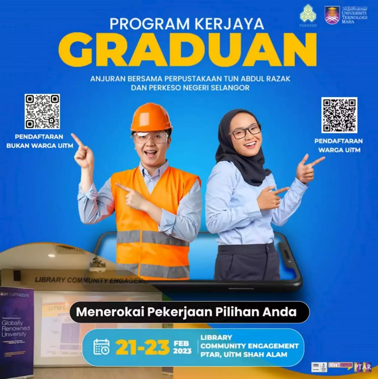 Program Kerjaya Graduan UiTM dan Perkeso sasar 1,500 pengunjung