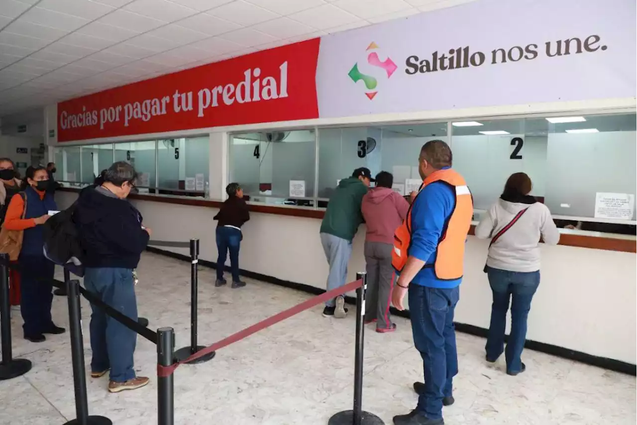 Últimos días para aprovechar descuento del 10% en pago del predial en Saltillo