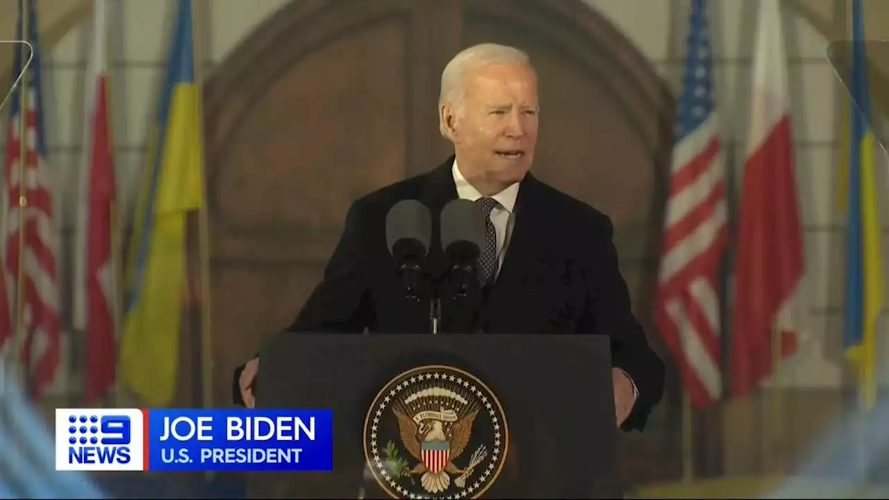 Biden issues a rallying cry in Warsaw: 'Ukraine will never be a victory for Russia'