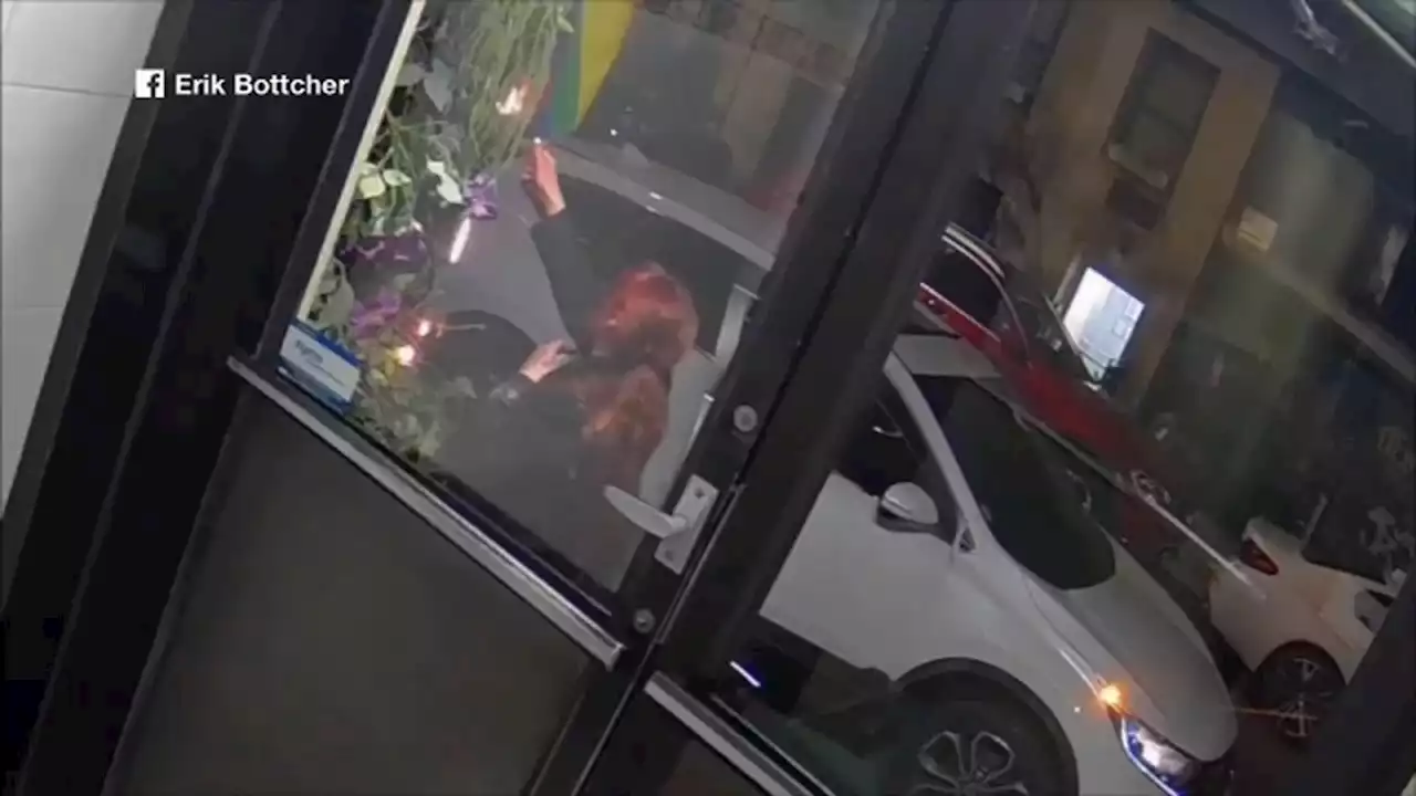 Woman arrested on hate crime charges after Pride flag lit on fire outside SoHo restaurant