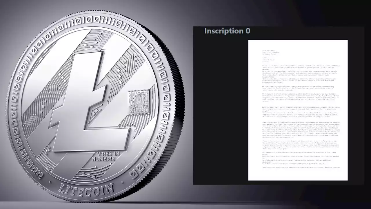 Litecoin Network Adopts Ordinal Inscriptions, Following Bitcoin's Lead – Technology Bitcoin News