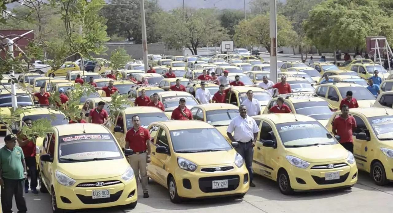 Taxistas en Bucaramanga también participarán en el Paro Nacional