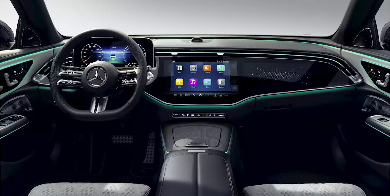 2024 Mercedes Benz E-Class Sedan's Interior Looks Comfy, Tech-Heavy