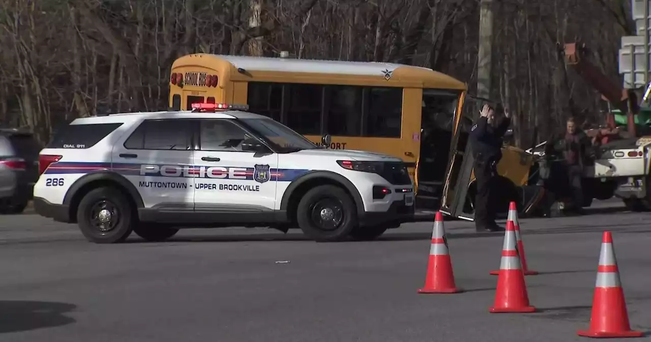 At least 8 people treated for minor injuries after school buses collide in Nassau County