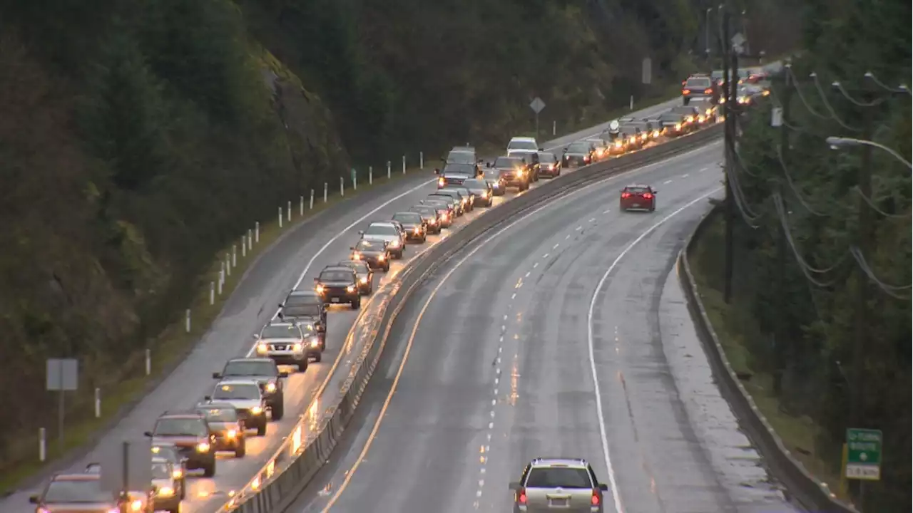 Work progressing on permanent repairs to 2021 Malahat Highway flood damage