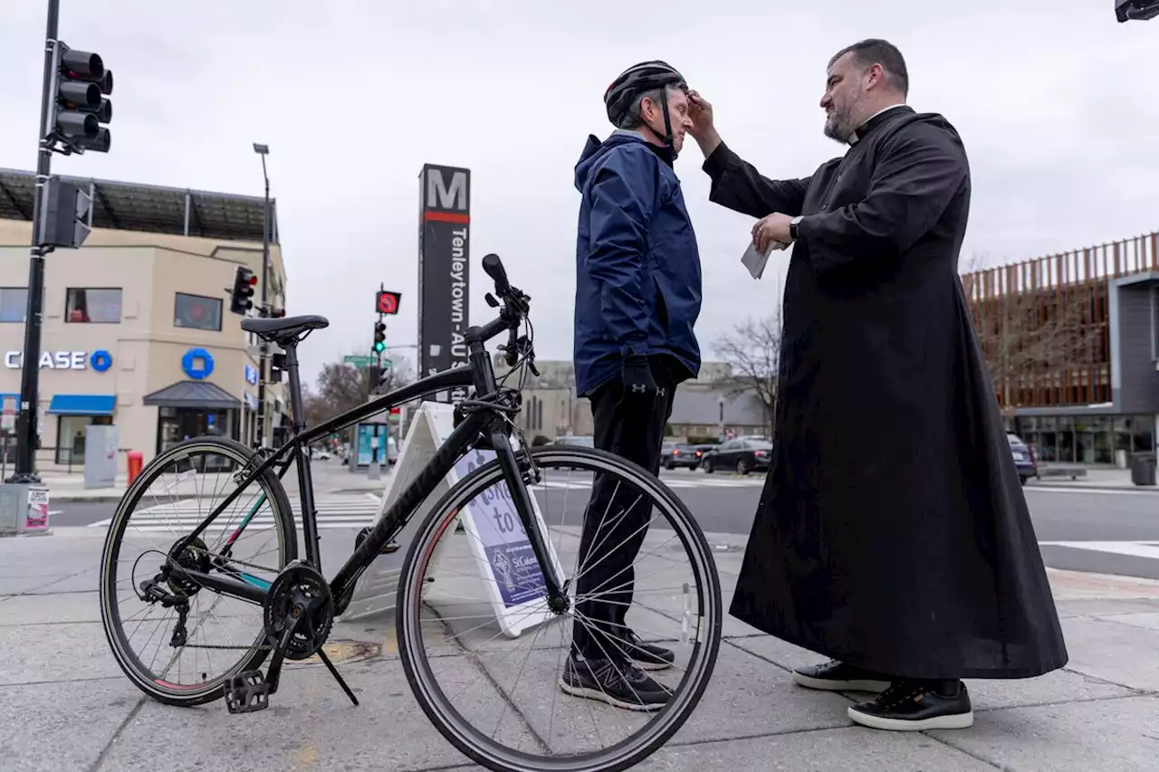 On This Ash Wednesday, The Metro Station Is Their Church