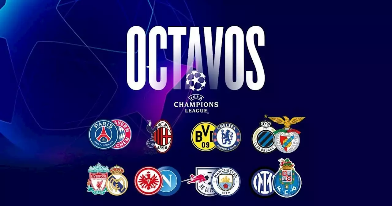 El mapa de la Champions: resultados y cuándo son las revanchas de octavos