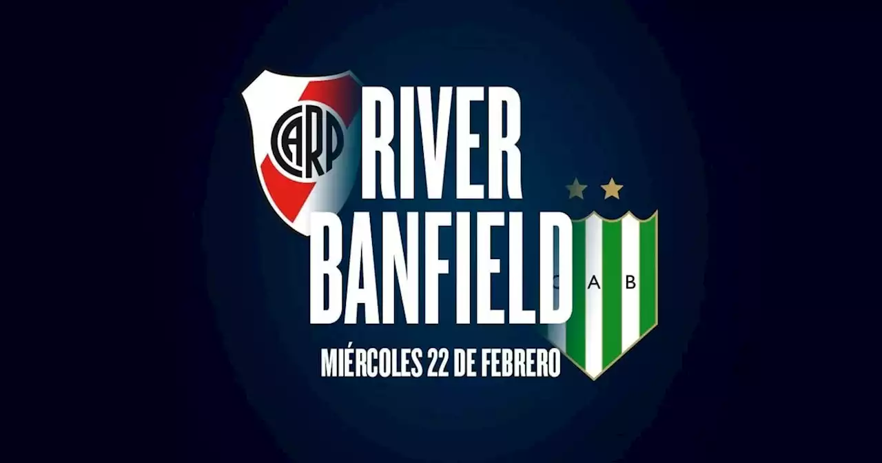 River-Banfield: horario, TV y formaciones