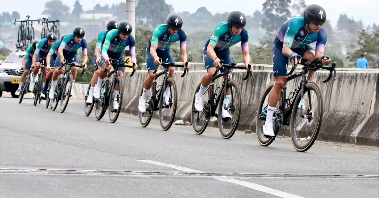 El Team Medellín de Supermán López ganó la crono por equipos de la Clásica de Rionegro