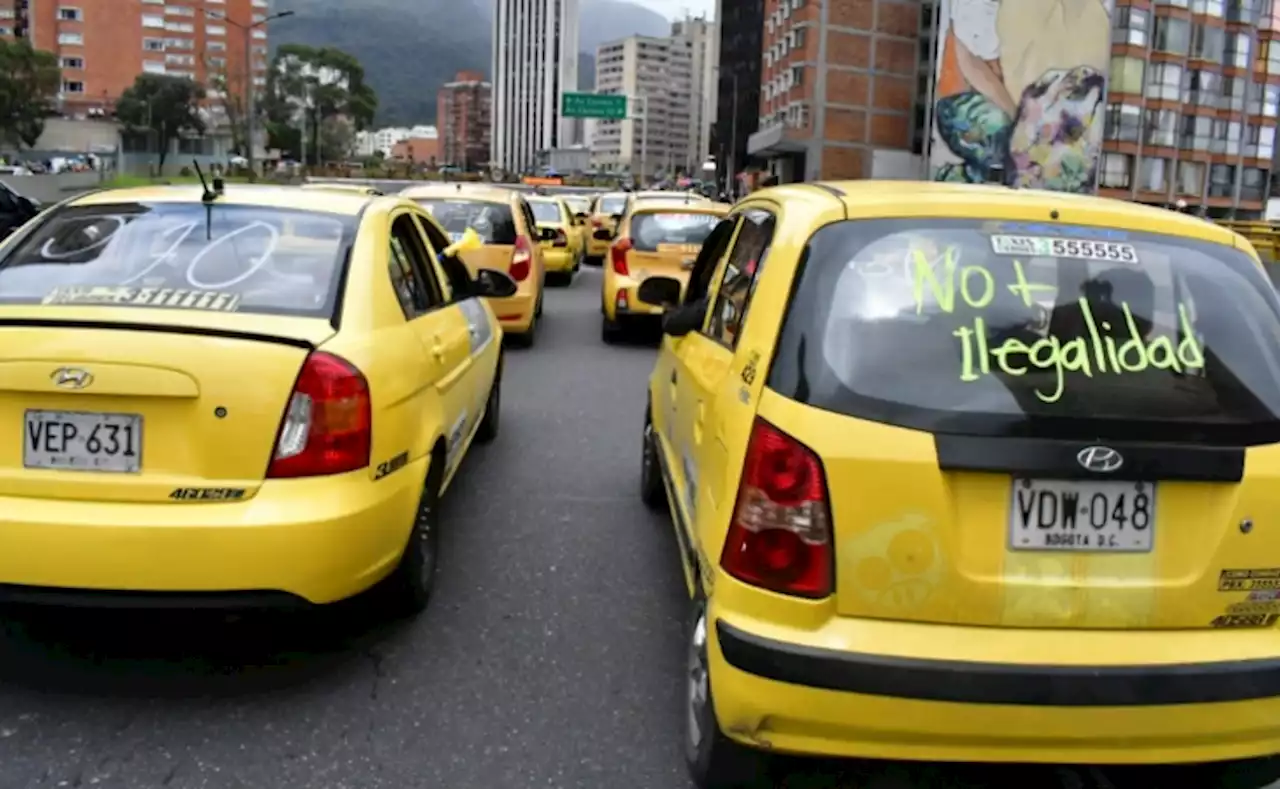 Sin acuerdo con el Gobierno: Taxistas se van a paro este miércoles