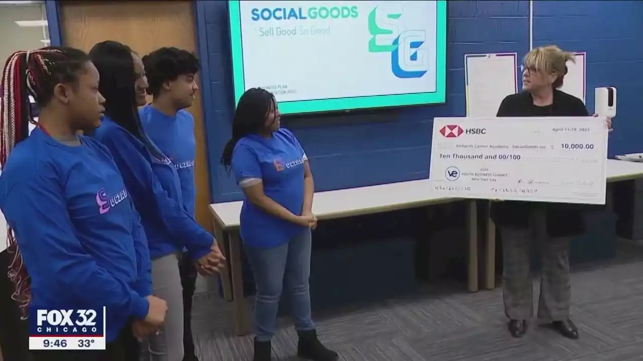 Back of the Yards students receive $10K grant, will attend Youth Business Summit after creating company