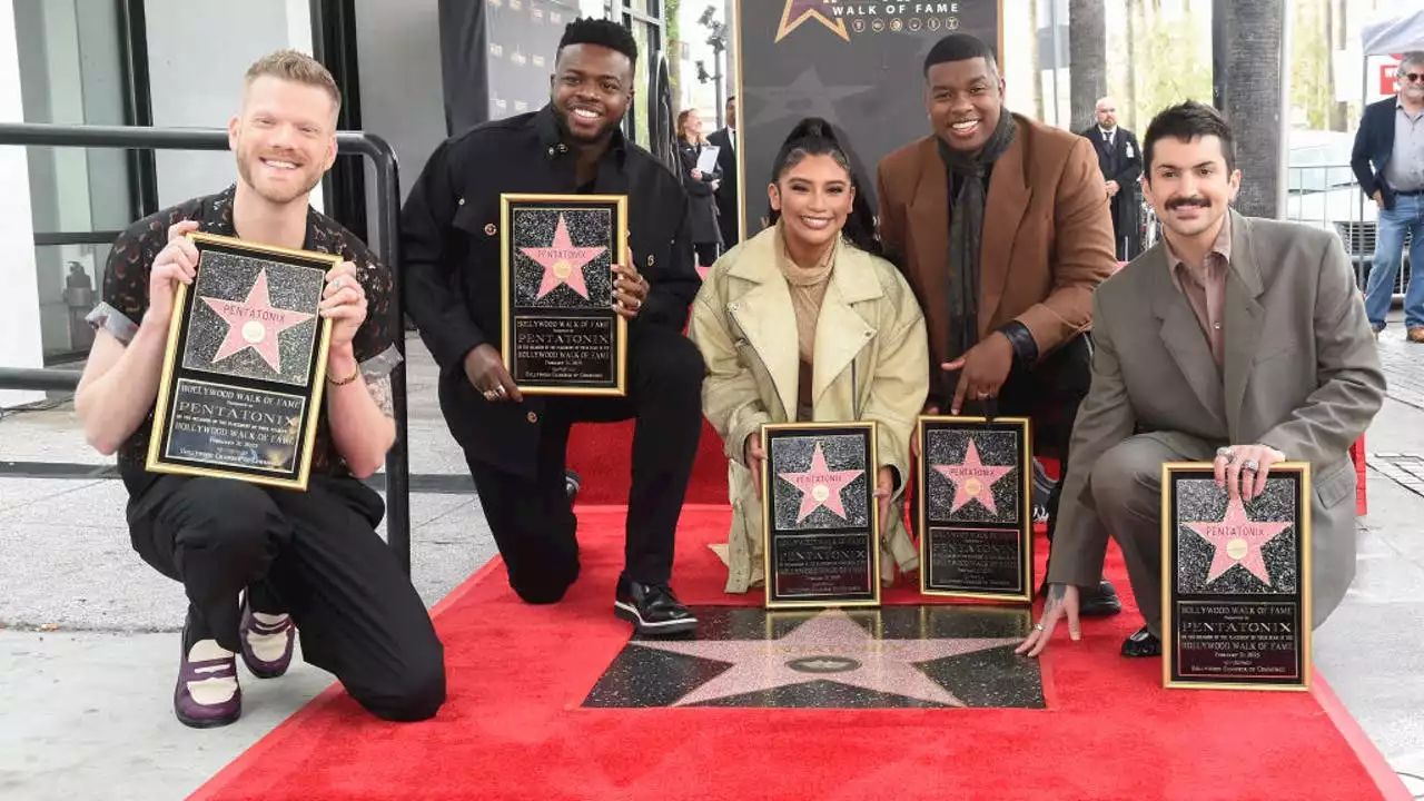 Pentatonix honored with Hollywod Walk of Fame star