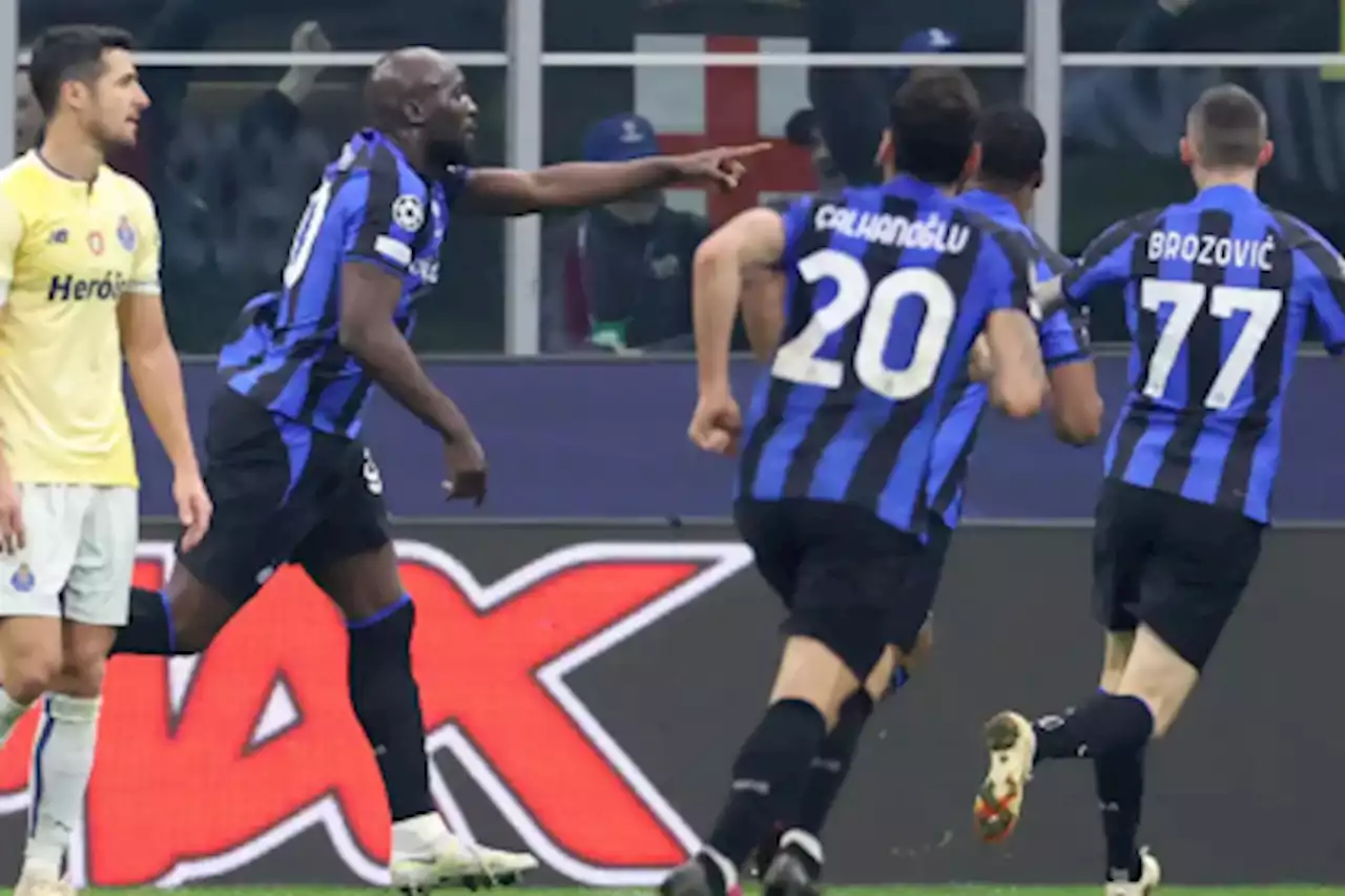 Romelu Lukaku salvador en el Inter vs Porto: vea el único tanto