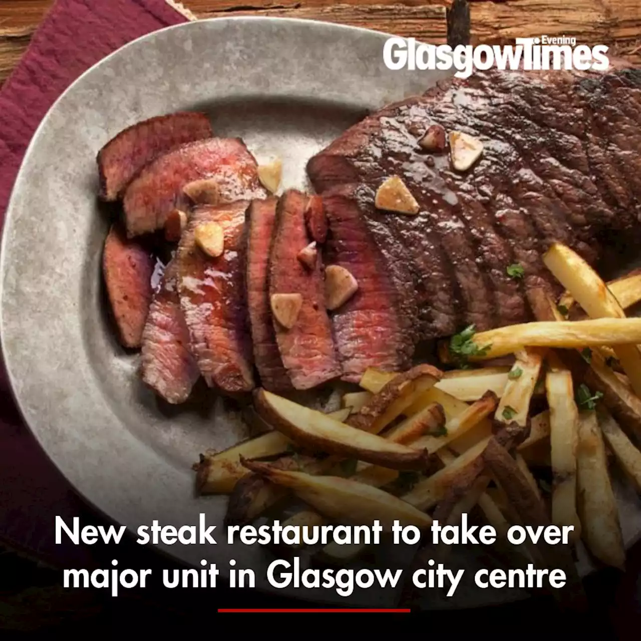 New steak restaurant to take over major unit in Glasgow city centre