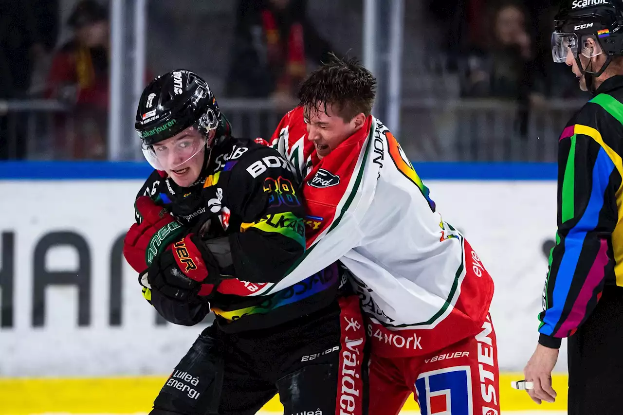 Matchstraff för Filip Hasa och Olli Nikupeteri i Frölunda–Luleå