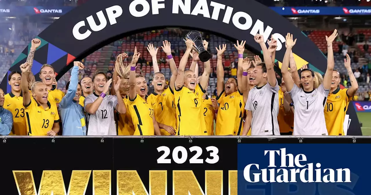 Matildas defeat Jamaica 3-0 to claim morale-boosting Cup of Nations triumph