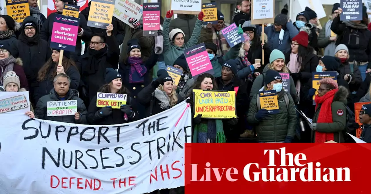 Rishi Sunak to take PMQs as talks resume on nurses’ pay but Brexit deal announcement remains on hold – UK politics live