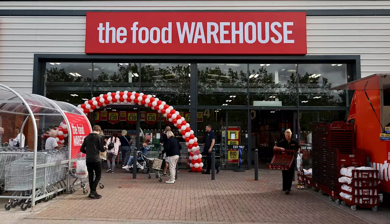 Get £10 off when you spend £50 at the Food Warehouse