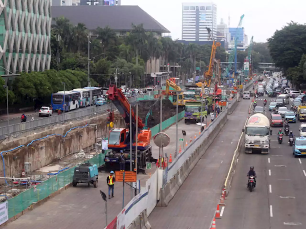 Ini Halte Sementara Transjakarta selama Konstruksi MRT Fase 2A