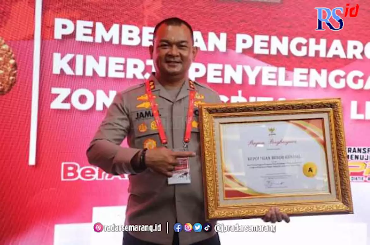 Polres Kendal Raih Kembali Penghargaan Pelayanan Prima