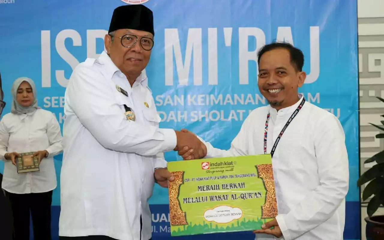 Memperingati Isra Mikraj, IKPP Tangerang Wakafkan Ratusan Mushaf Al-Qur'an