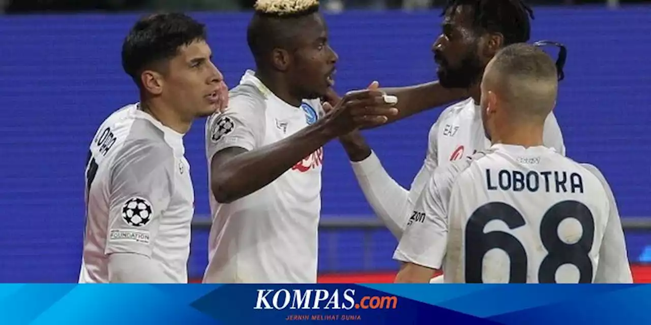 Hasil Frankfurt Vs Napoli: Kvara Gagal Penalti, Sinar Victor Osimhen, Partenopei Menang 2-0