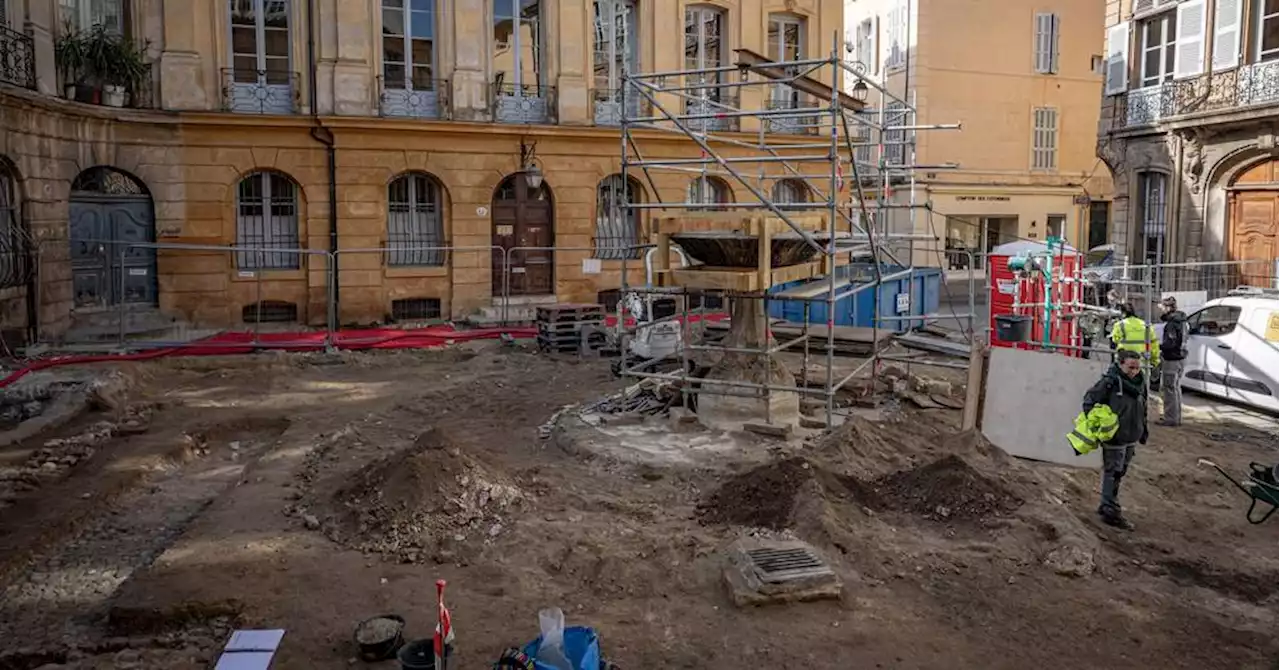 Restauration de la place d’Albertas à Aix : enfin le bout du tunnel ?