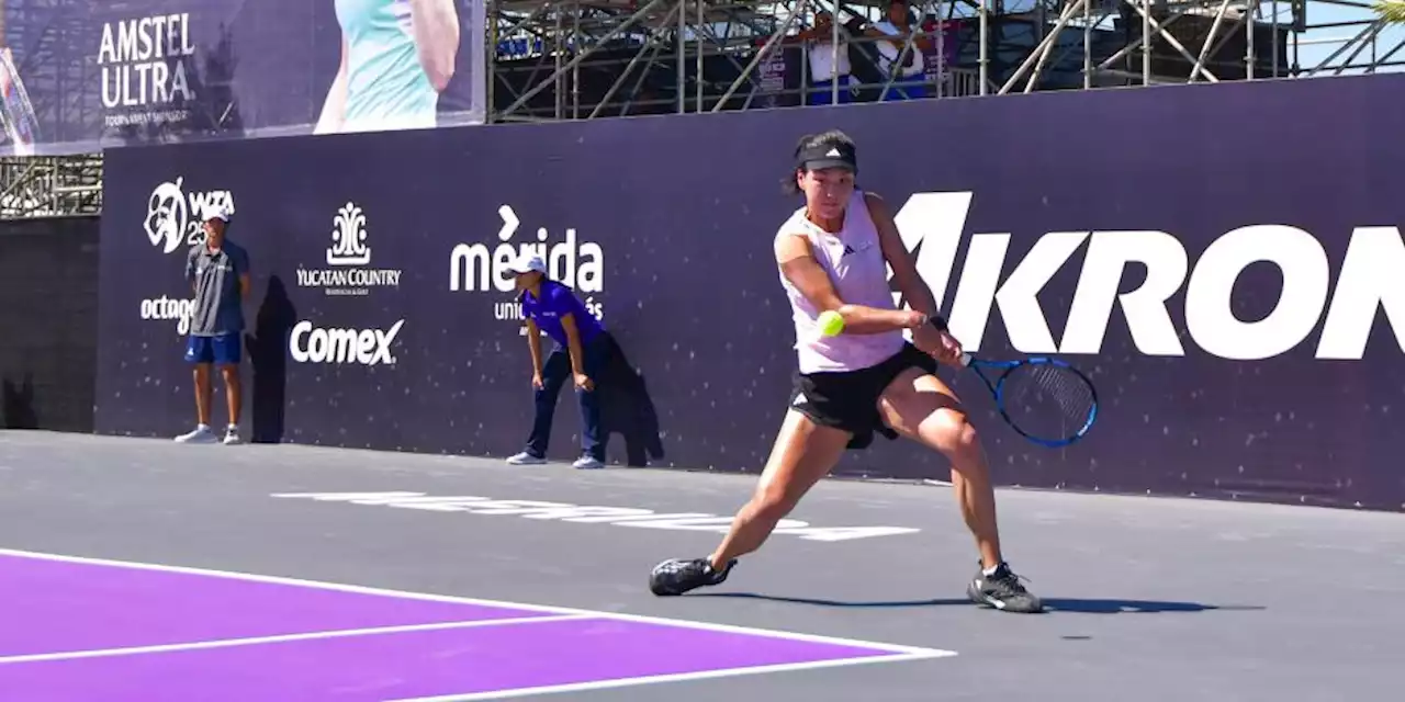 WTA 250 Mérida Open AKRON: Xinyu Wang remonta y consigue su pase a la segunda ronda